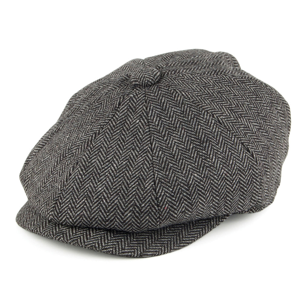 Gorra Newsboy niños diseño de espiga de Jaxon & James - Antracita