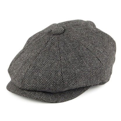 Gorra Newsboy niños diseño de espiga de Jaxon & James - Antracita