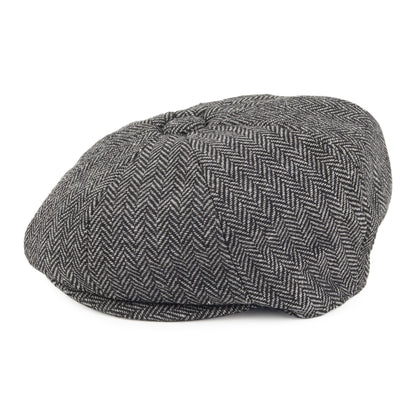 Gorra Newsboy de bebé de diseño de espiga de Jaxon & James - Antracita