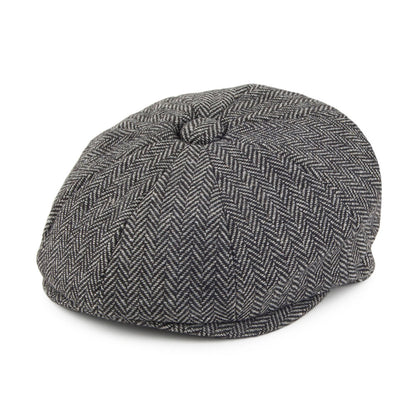 Gorra Newsboy de bebé de diseño de espiga de Jaxon & James - Antracita