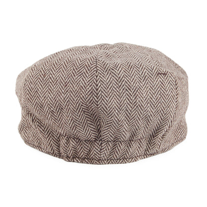 Gorra Newsboy de bebé de diseño de Espiga de Jaxon & James - Marrón