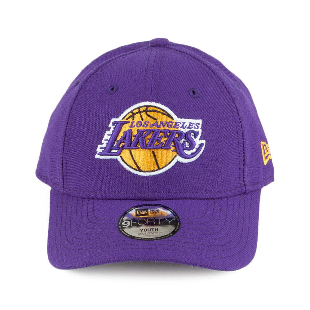 Gorra de béisbol niños 9FORTY NBA The League L.A. Lakers de New Era - Morado