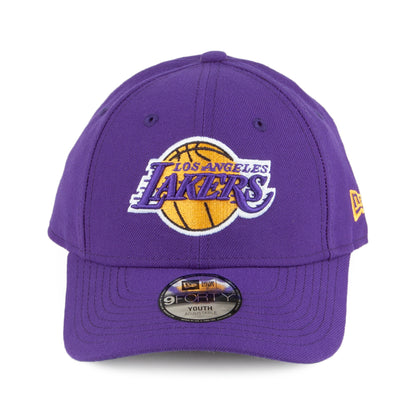 Gorra de béisbol niños 9FORTY NBA The League L.A. Lakers de New Era - Morado