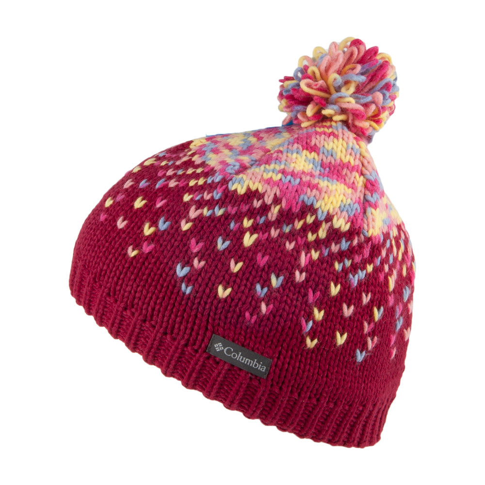Gorro Beanie niñas Siberian Sky de Columbia - Rosa-Burdeos