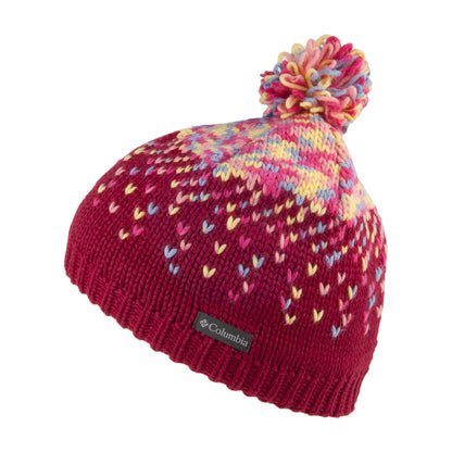 Gorro Beanie niñas Siberian Sky de Columbia - Rosa-Burdeos