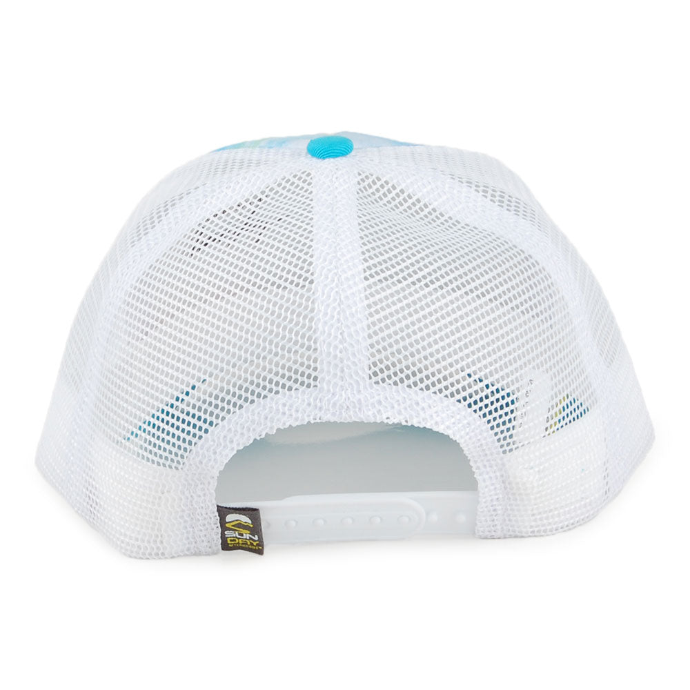 Gorra Trucker infantiul niños Artist Series Sea Turtle de Sunday Afternoons - Mezcla de Azules