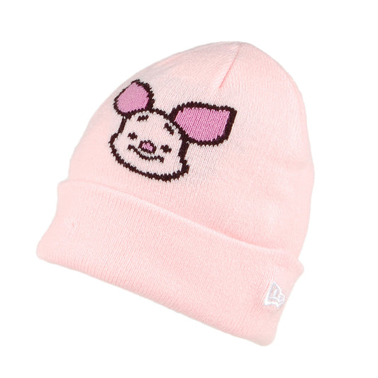 Gorro Beanie bebé Disney Vuelta Tejida Piglet de New Era - Rosa