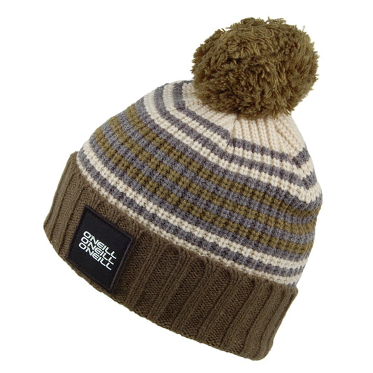 Gorro con pompón niños Lines de O'Neill - Verde-Crema