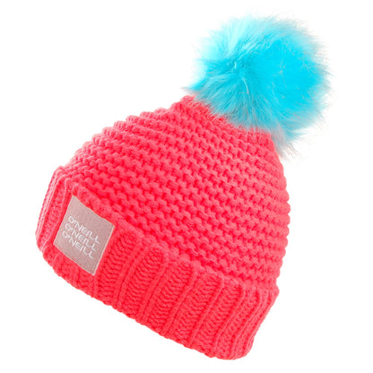 Gorro con pompón niñas Mountain View II de O'Neill - Rosa-Azul