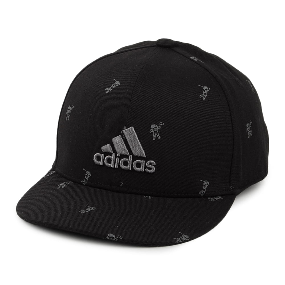 Gorra Snapback niños Branded visera plana de Adidas - Negro