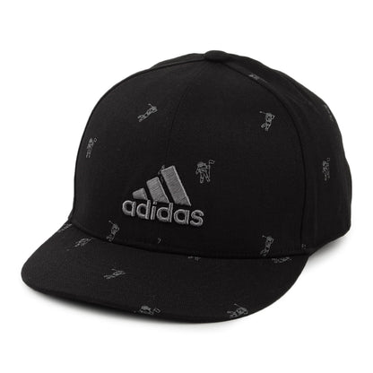 Gorra Snapback niños Branded visera plana de Adidas - Negro