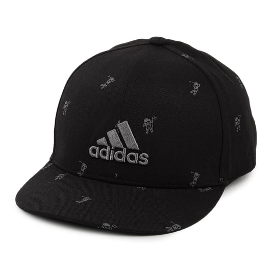 Gorra Snapback niños Branded visera plana de Adidas - Negro