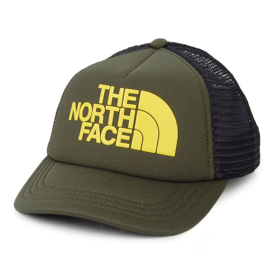 Gorra Trucker niños Logo de The North Face - Oliva-Amarillo