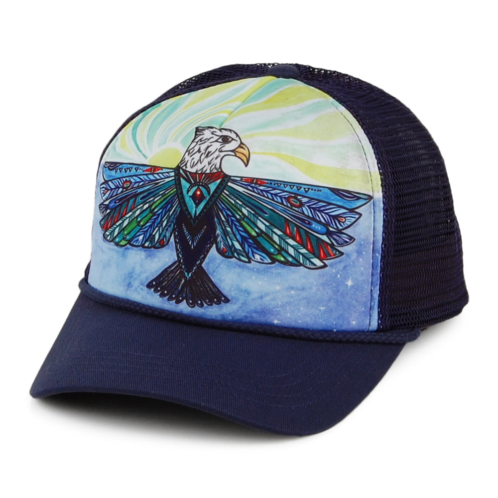 Gorra Trucker niños Artist Series Soaring Eagle de Sunday Afternoons - Azul Marino y Mezcla de tonalidades