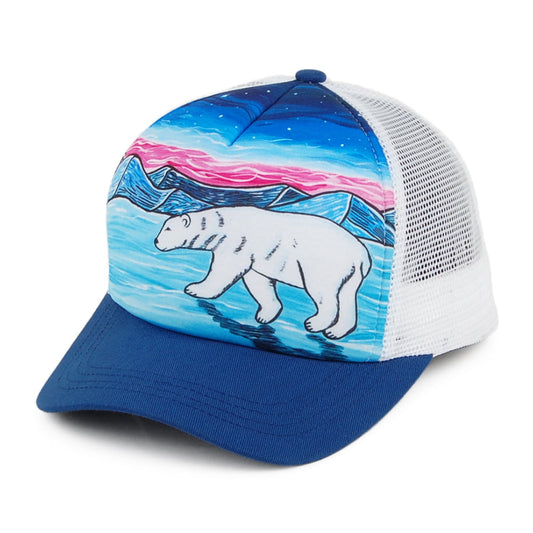 Gorra Trucker niños Artist Series Oso Polar de Sunday Afternoons - Azul Marino y Mezcla de tonalidades