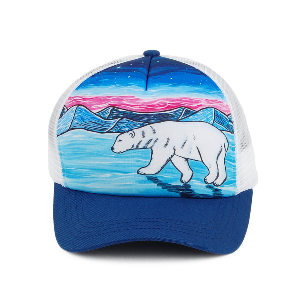 Gorra Trucker niños Artist Series Oso Polar de Sunday Afternoons - Azul Marino y Mezcla de tonalidades