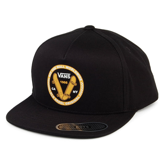 Gorra Snapback niños Old School V de Vans - Negro