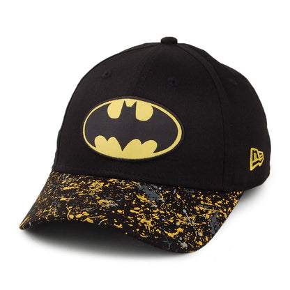 Gorra de béisbol niños 9FORTY Character Paint Splatter Batman de New Era - Negro