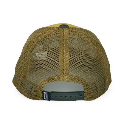 Gorra Trucker niños Line Logo Ridge de algodón orgánico de Patagonia - Trigo