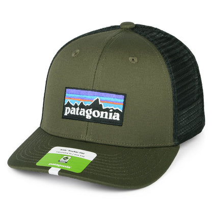 Gorra Trucker niños P-6 Logo de algodón orgánico de Patagonia - Verde