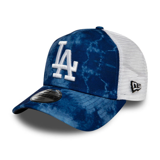 Gorra Trucker niños 9FORTY MLB Tie Dye L.A. Dodgers de New Era - Azul Marino