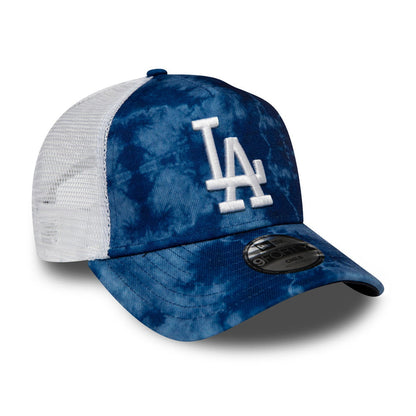 Gorra Trucker niños 9FORTY MLB Tie Dye L.A. Dodgers de New Era - Azul Marino
