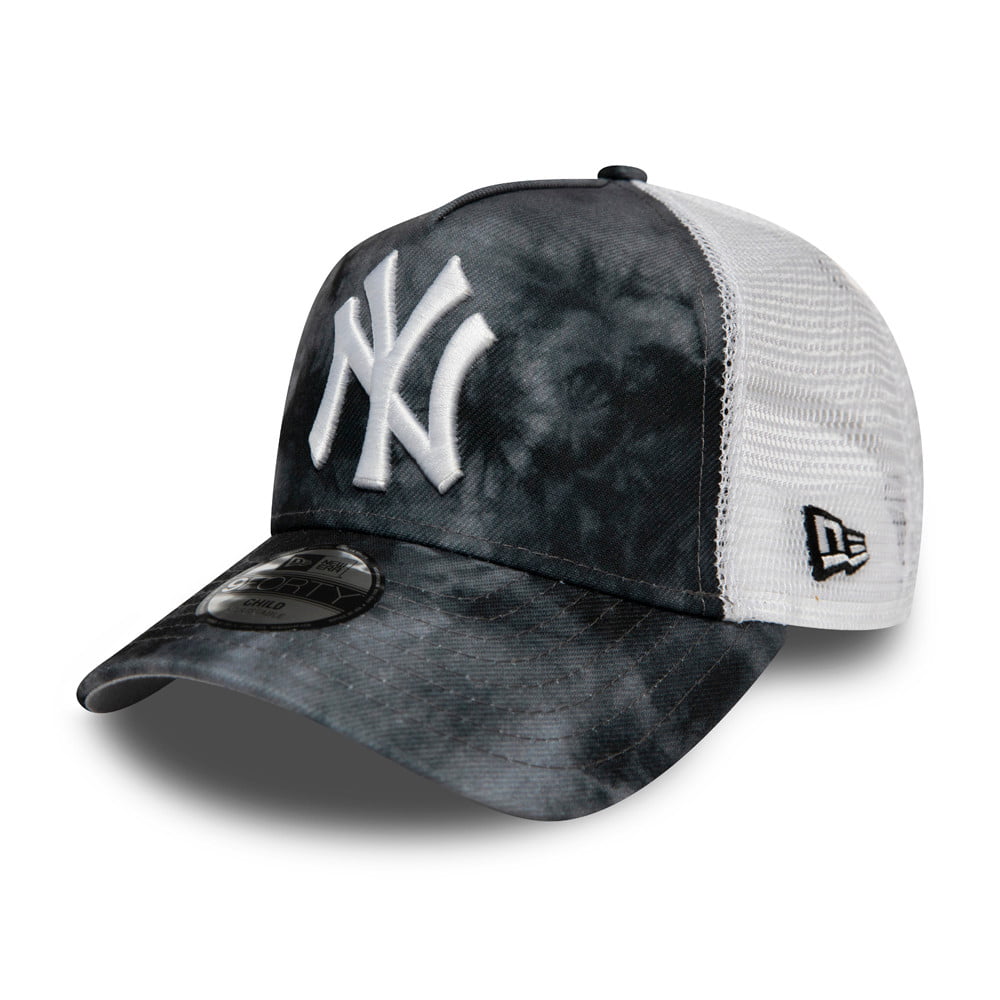 Gorra Trucker niños 9FORTY MLB Tie Dye New York Yankees de New Era - Negro