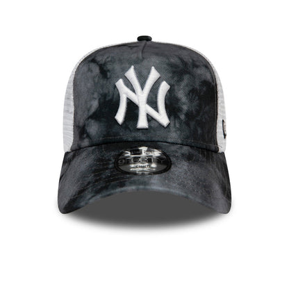 Gorra Trucker niños 9FORTY MLB Tie Dye New York Yankees de New Era - Negro