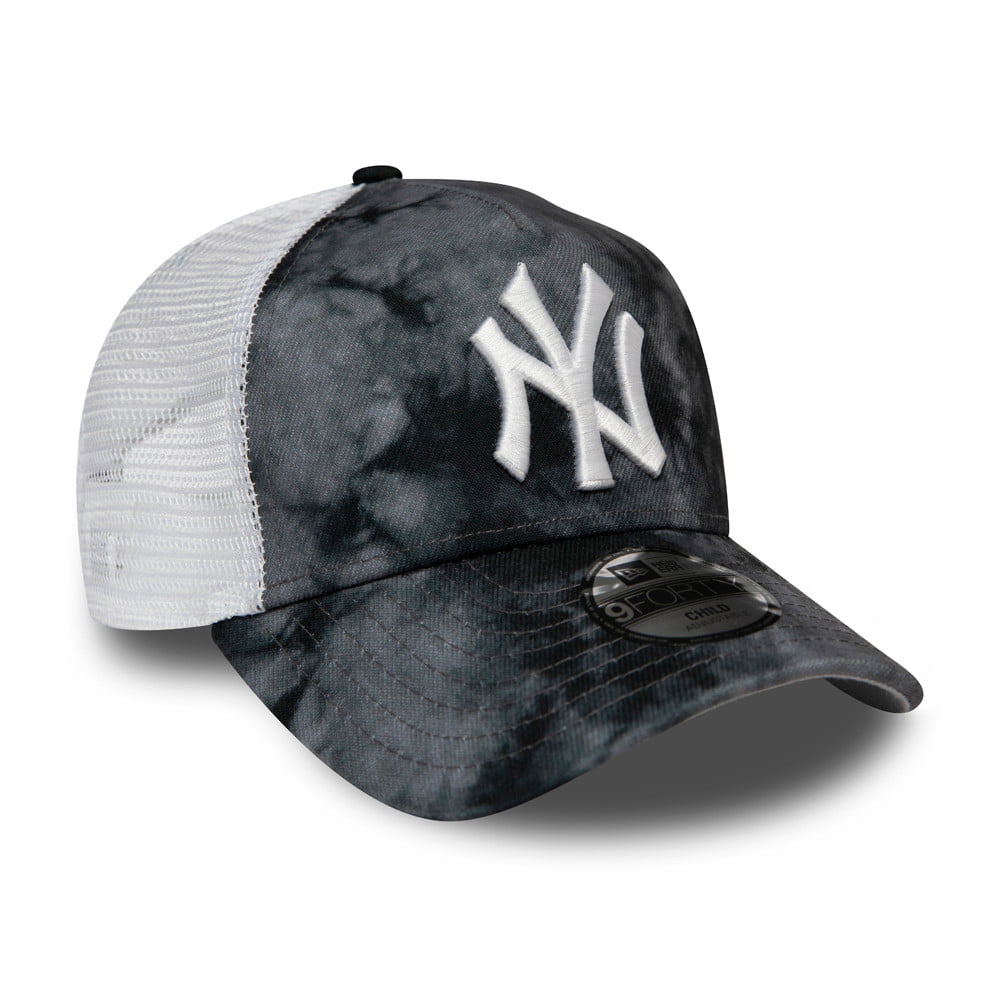 Gorra Trucker niños 9FORTY MLB Tie Dye New York Yankees de New Era - Negro