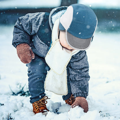 Gorra niños Snowflip con orejeras de Sunday Afternoons - Azul-Turquesa