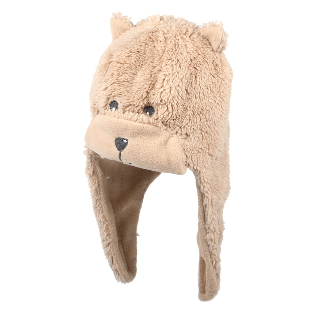 Gorro Beanie niñas Animal con orejeras de Scala - Gris Topo