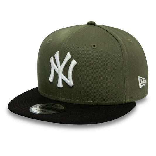 Gorra Snapback niños 9FIFTY MLB Colour Block New York Yankees de New Era - Verde Oliva-Negro