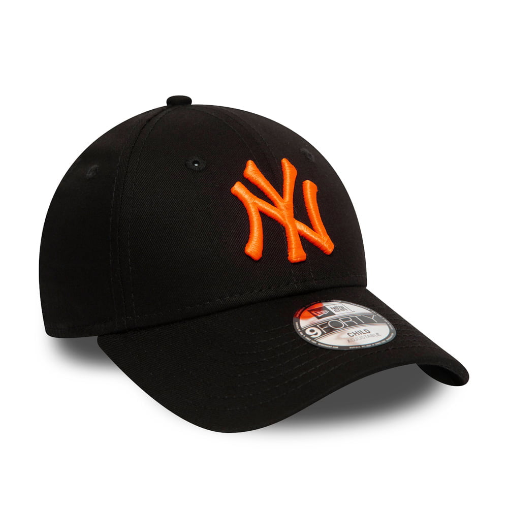 Gorra de béisbol niños 9FORTY MLB New York Yankees de New Era - Negro-Naranja