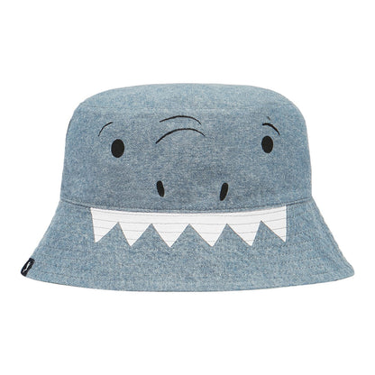 Sombrero de pescador niños Brit Sharks reversible de Joules - Verde Claro