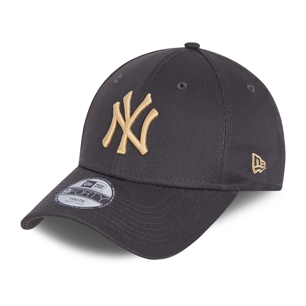 Gorra de béisbol niños 9FORTY MLB League Essential New York Yankees de New Era - Grafito-Piedra