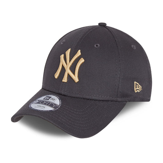Gorra de béisbol niños 9FORTY MLB League Essential New York Yankees de New Era - Grafito-Piedra