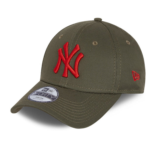 Gorra de béisbol niños 9FORTY MLB League Essential New York Yankees de New Era - Oliva-Rojo