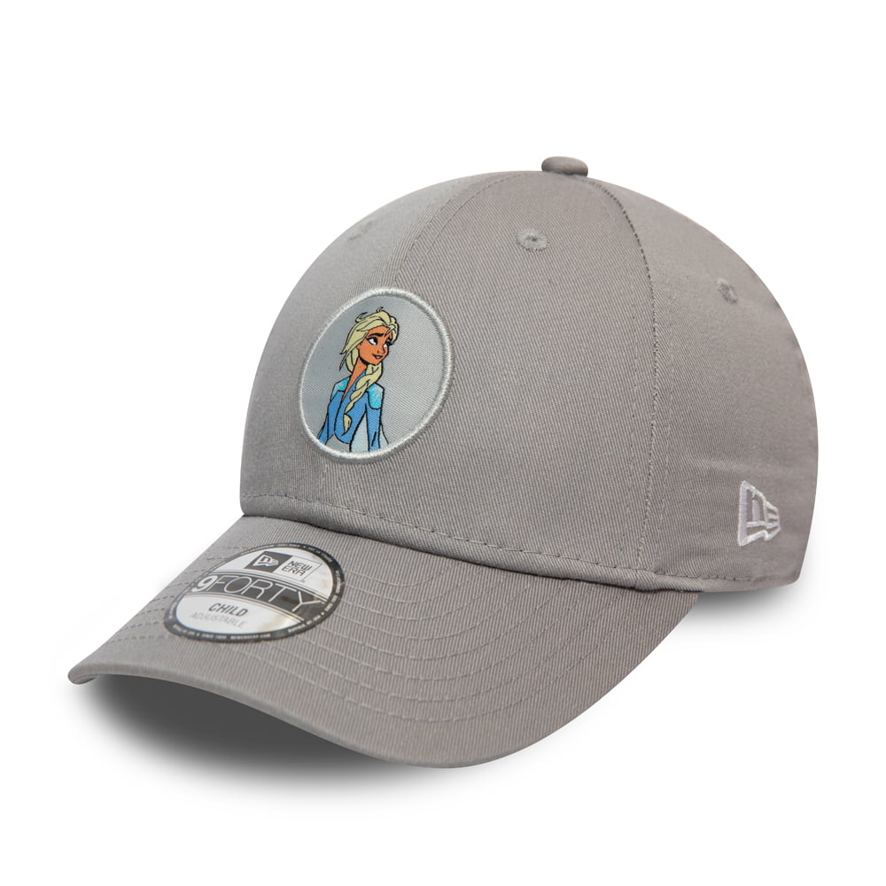 Gorra de béisbol niños 9FORTY Disney Frozen Character Logo Elsa de New Era - Gris