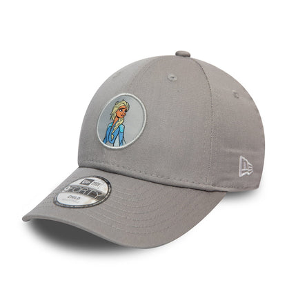 Gorra de béisbol niños 9FORTY Disney Frozen Character Logo Elsa de New Era - Gris