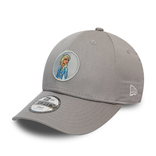 Gorra de béisbol niños 9FORTY Disney Frozen Character Logo Elsa de New Era - Gris