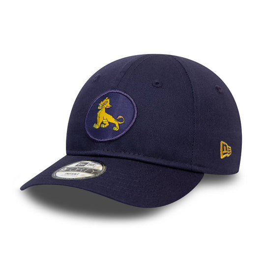 Gorra de béisbol bebé 9FORTY Disney Character Logo Simba de New Era - Azul Marino