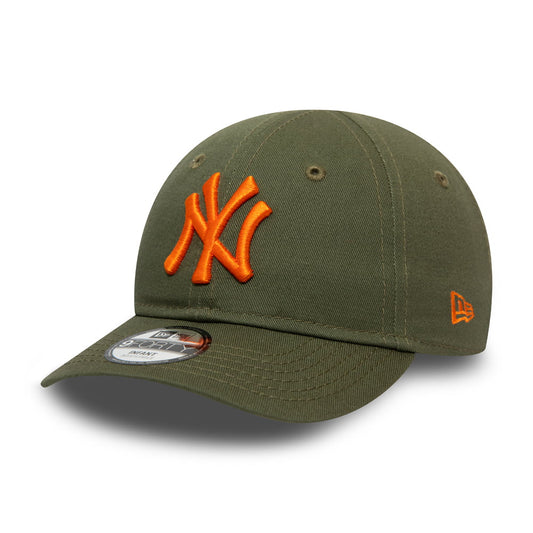 Gorra de béisbol bebé 9FORTY MLB League Essential New York Yankees de New Era - Oliva-Naranja