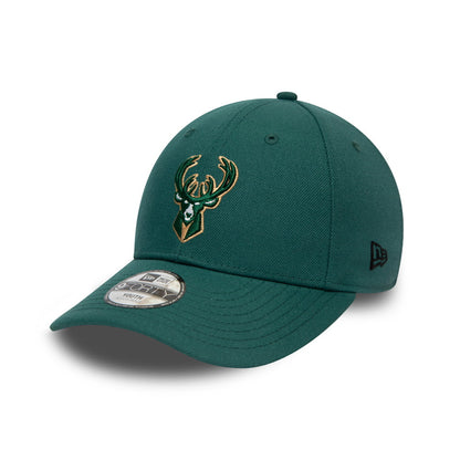 Gorra de béisbol niños 9FORTY NBA The League Milwaukee Bucks de New Era - Verde Pino