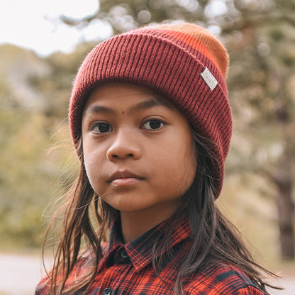 Gorro Beanie Metrop de Barts - Burdeos-Ladrillo