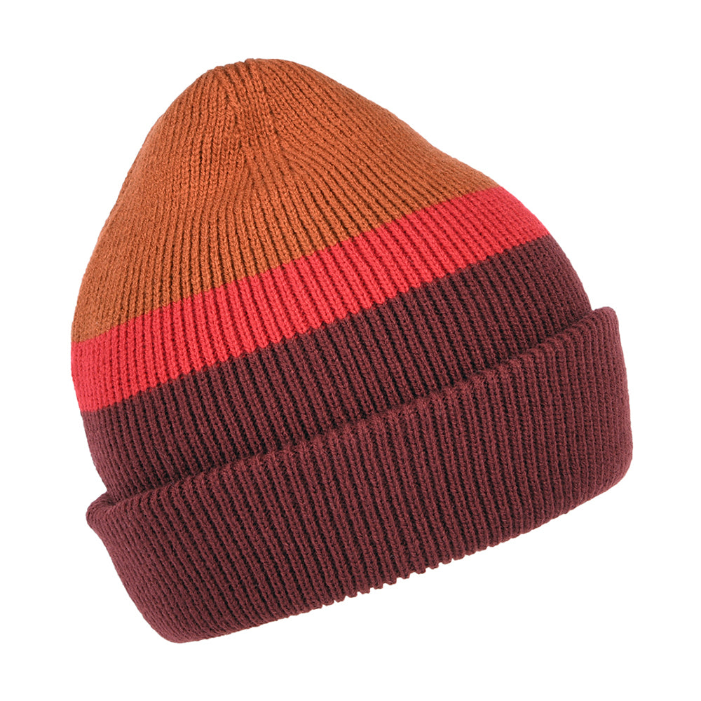 Gorro Beanie Metrop de Barts - Burdeos-Ladrillo