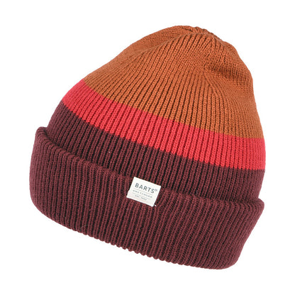 Gorro Beanie Metrop de Barts - Burdeos-Ladrillo