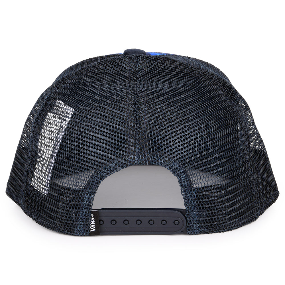 Gorra Trucker niños Classic Patch Galactic Glow de Vans - Azul Marino