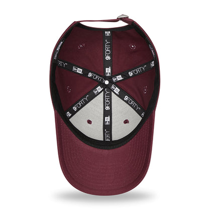 Gorra de béisbol niños 9FORTY MLB League Essential New York Yankees de New Era - Granate-Blanco