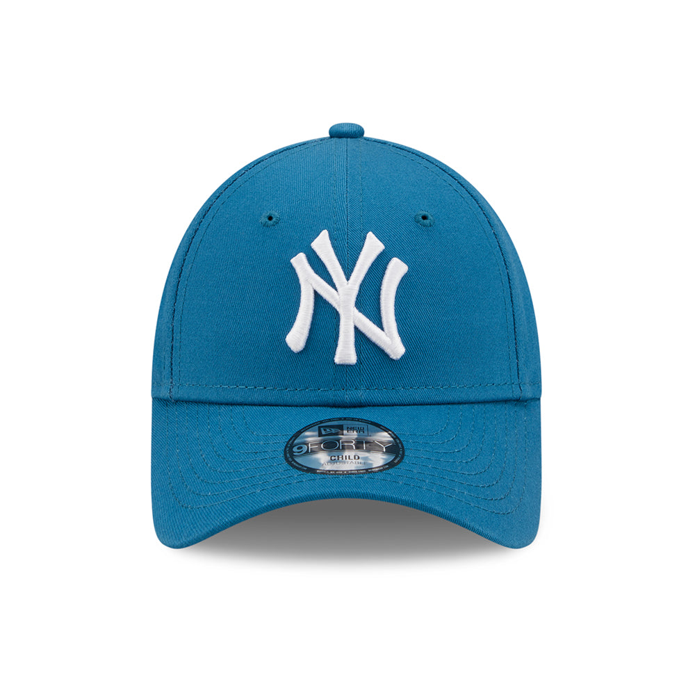 Gorra de béisbol niños 9FORTY MLB League Essential New York Yankees de New Era - Azul Verdoso-Blanco