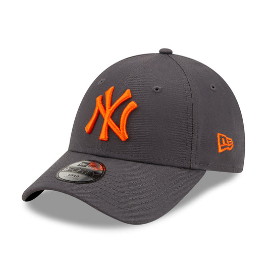 Gorra de béisbol niños 9FORTY MLB League Essential New York Yankees de New Era - Grafito-Naranja